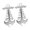 Silver, variant on Canopy Tent Stakes for Outdoor Shelter Setup, 201 Stainless Steel Pair with Spring Hook, Sand Grass Support