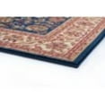 thumbnail image 5 of Traditional 2x10 Area Rug (2'3'' x 10') Border Navy, Beige Indoor Runner Easy to Clean, 5 of 7