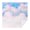White-2, variant on 60x60in(152x152cm) Square Tablecloth, Waterproof Polyester Table Cover, Wrinkle Resistant & Washable Fabric for Dining, Kitchen, Picnic, Dreamy Cloud Print