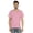 Light Pink, variant on Inkmeso Men's V-neck Basic Tshirt Short Sleeve Solid Regular Fit Cotton Tee