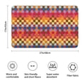 thumbnail image 3 of Colorful Geometric Pattern Bathroom Rugs Mat,Non Slip Microfiber Bathroom Rug,Rubber Backing,Soft Bathroom Mats for Bathroom Floor,Tub and Shower,17x27in(43x68cm), 3 of 5