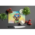thumbnail image 3 of Chocolate Labrador Hippie Dawg Glass Cutting Board Large 12 in x 15 in, 3 of 5