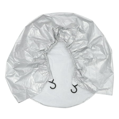 Worgeous 4 Pcs Tire Cover Protective Trailer Covers Tires Travel Silver Worgeous 4 Pcs Tire Cover Protective Trailer Covers Tires Travel Silver