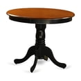 thumbnail image 3 of Round Dining Table Set - 3 Piece Kitchen Table with Chairs - Antique Style Pedestal Table for Small Spaces, 3 of 3