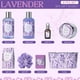 thumbnail image 2 of Set de regalo de baño Ariosemonde Lavender Relaxing Spa, 240 ml x 2, 2 of 8