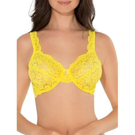 Womens Signature Lace Unlined Underwire Bra, Style (Best Bra For Fibromyalgia)