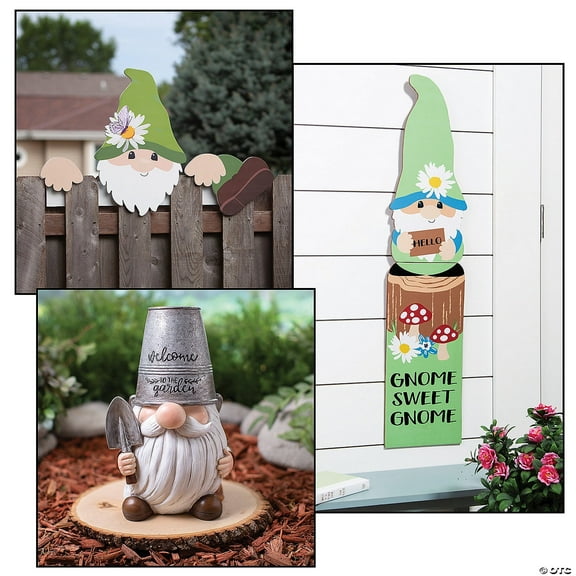 Fun Express Gnomes Galore Home Décor Kit - 3 Pieces