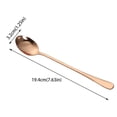 thumbnail image 3 of Coffee Stirrers Ice Tea Spoon Premium Stainless Iced Teaspoon For Mothers Milks Tea Mixing Stirring Coffee, 3 of 4