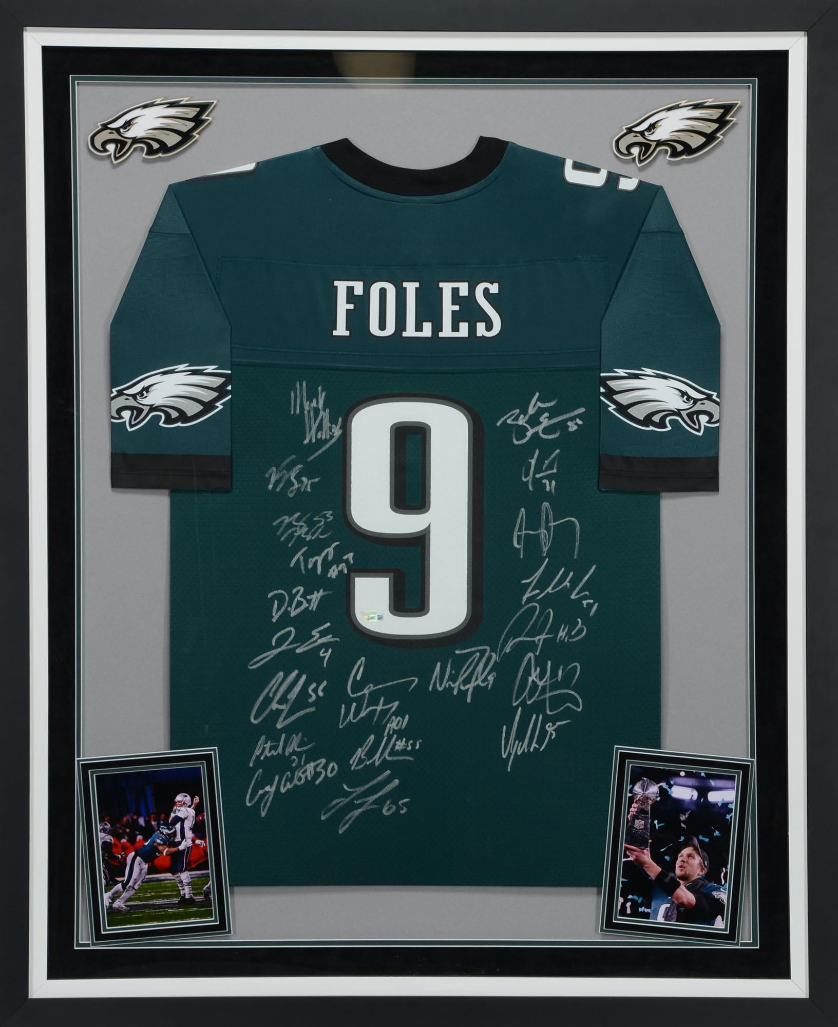 Zach Ertz Philadelphia Eagles Autographed Super Bowl LII Pro Football Fanatics Authentic Certified
