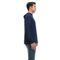 thumbnail image 3 of Zfeel Men’s Lightweight Poly Sweatshirt, Dry Fit Hooded Pullover Active Navy Hoodie, Pack of 3, Size XL, 3 of 5
