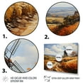 thumbnail image 3 of Designart "Old Windmill Countryside painting I" Countryside Floater Framed Canvas Art Print, 3 of 7