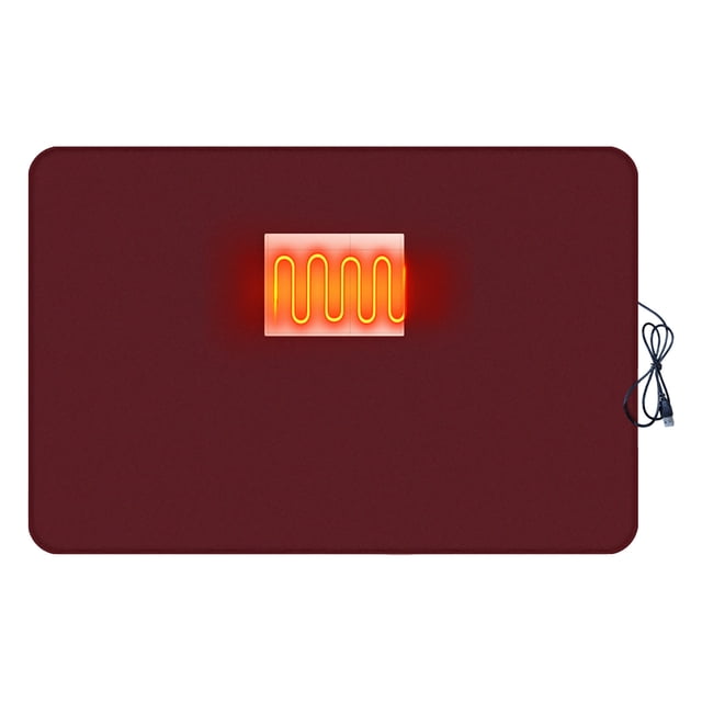 23.6*34.6 Inch Portable Heated Blanket, 3 Heat Settings DC Heated Blanket 3Hrs Auto Off, Overheat Protection Fast Heating Outdoor Electric Heated Blanket Throw, Winter Warm Blanket Cover Heater
