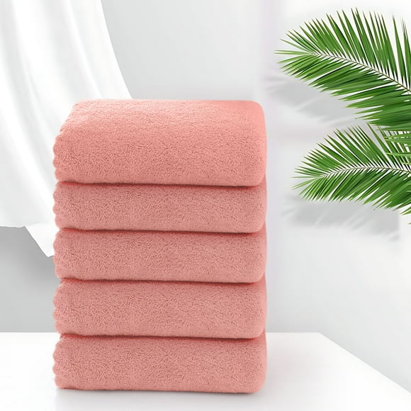 5pc Velvet Towel Plain Face Towel Soft Absorbent Face Wash Ah Face Towel