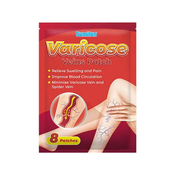 Parche Varicoso 8 unids/bolsa parche curativo a base de hierbas para aliviar la picazón suministros para el cuidado de las piernas