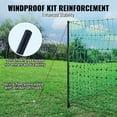 thumbnail image 3 of VEVOR Electric Fence Netting, 48" H x 168' L, PE Net Fencing Kit with Posts & Double-Spiked Stakes, Utility Portable Mesh for Chickens, Ducks, Geese, Rabbits, Used in Backyards, Farms, and Ranches, 3 of 9