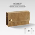 thumbnail image 2 of 9pcs Camping Small Spice Bottles Set with Storage Bag Glass Jars (Khaki), 2 of 7