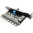 thumbnail image 1 of serony 12V Computer PC Case Cooling Fan Hub Regulator 4Pin 3Pin Speed Controller 3, 1 of 4