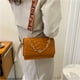 thumbnail image 4 of Bolso de mano con cadena de diamantes, versión coreana de moda, pequeño bolso cuadrado, bolso de hombro popular entre las celebridades de Internet, bolso de mensajero femenino, bolso femenino., 4 of 5