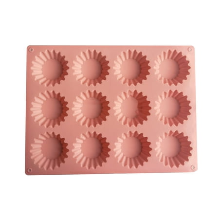 

Naturegr 12 Cavity Cupcake Mold High Dessert Making Silicone Jelly Pudding Chocolate Mold Bakery Supplies