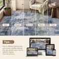 thumbnail image 6 of MICGEEK 2'x3' Abstract Area Rugs, Stain Resistant Washable Throw Rugs for Entrance Entryway, Modern Small Area Rug Front Door Mat Entrance Doormat with Non-Slip Backing, Dark Blue, 6 of 8