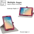 thumbnail image 5 of Labanema for Alcatel Joy Tab 2 Case, for Alcatel Joy Tab 2 Case 8 inch, 360 Degree Rotary Stand for TCL Tab 8 (Model TCL 9038s)/for Alcatel Joy Tab 2 8 (Model 9032Z), Rose Red, 5 of 7
