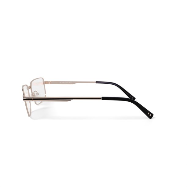 Sean John Men's Rectangular Eyeglasses, SJO5157, Black/Gold, 58-16
