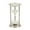 Silver Hourglass Sand Solid Round 7" x 7" x 12", variant on DecMode 7" x 12" Silver Metal Hourglass Sand Timer, 1-Piece