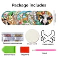 thumbnail image 2 of Juego de 8 piezas de arte con forma de vaca, diseño de diamantes para hacer tú mismo, de Drink Coaster Cumule, 2 of 7