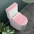 thumbnail image 2 of FORUDESIGNS Cherry Blossom Leopard Pattern 2 Pack Toilet Lid Cover with Toilet Tank Lid Cover, Adjustable Toilet Protector, 15-21 in, Fits Most Round Elongated and Oblong Lids, 2 of 8