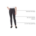thumbnail image 4 of Pantalones Gloria Vanderbilt Avery Ponte Slim de Tiro Alto y Cintura Elástica, 4 of 4