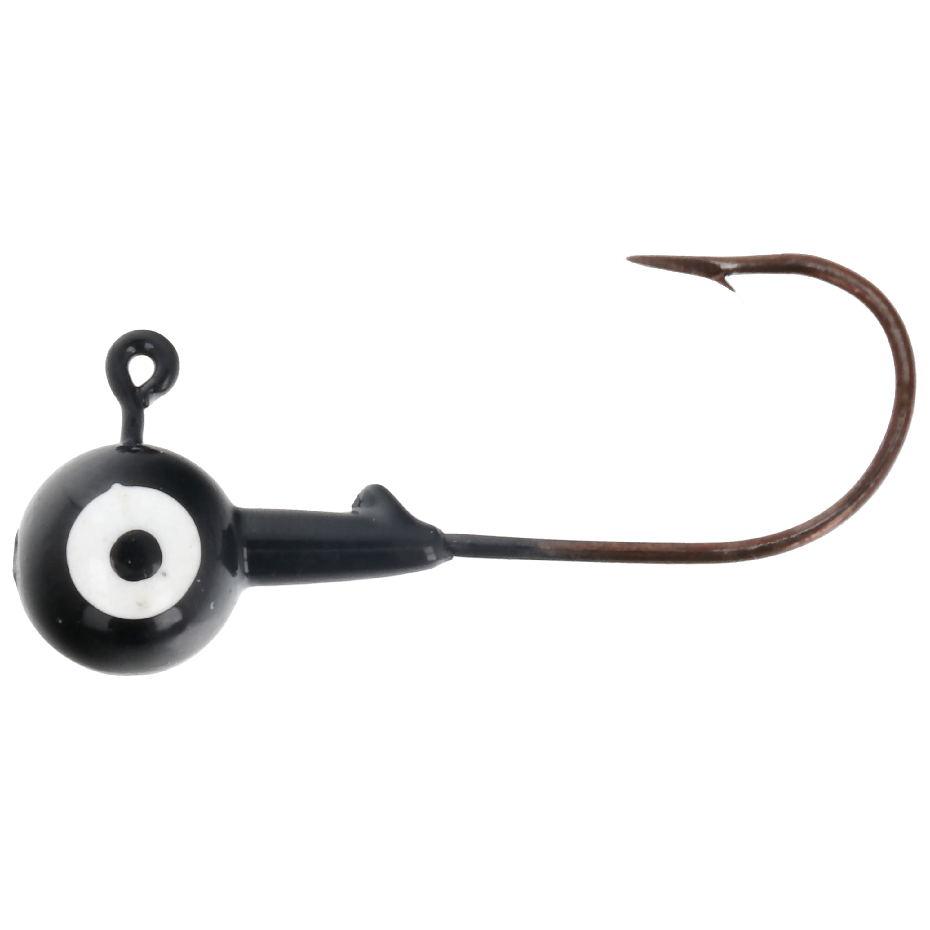Eagle Claw Tin Ball Head Jig - Double eye - 5 pack - 1/8 oz - Black
