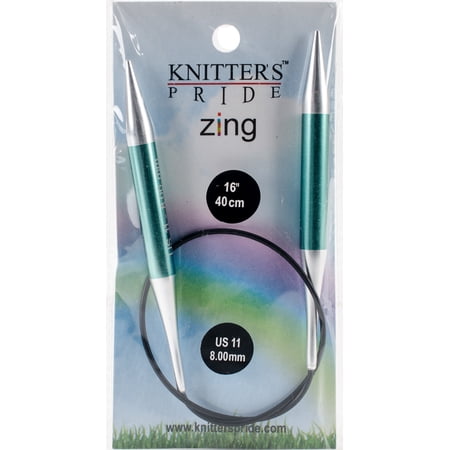 Knitter's Pride Zing Fixed Circular Knitting Needles - Size 13 (9mm), 24-Inch Length