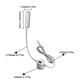 thumbnail image 3 of Lámpara LED magnética de escritorio | Luz USB para máquina de coser de 6 W con cuello de cisne flexible para banco de trabajo, lectura y manualidades | Protección ocular con simulación de luz solar, 3 of 3