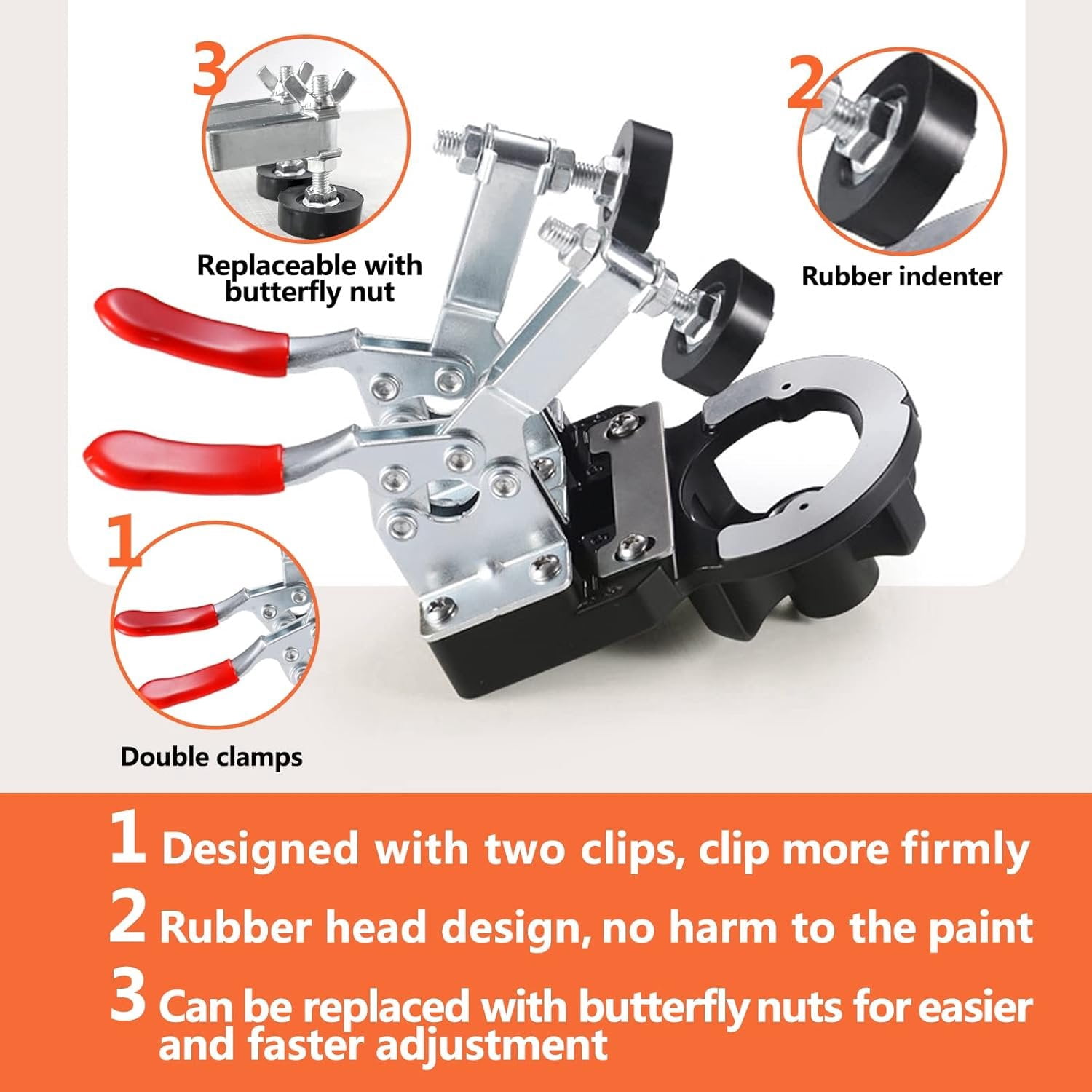 35mm Concealed Door Hinge, Accurate Locking Cabinet Hinge,  Alloy DIY Pocket Hole Jig, 2 Retaining Clips, Adjustable Quick Punch Cabinet Hardware