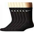 thumbnail image 3 of Nike Cotton Crew Socks 6 Pack - White - L, 3 of 3