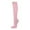 Light Pink, variant on COUVER Pink Breast Cancer Awareness Sports Knee Socks, Plain, Pink, Large, 1 Pair