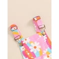 thumbnail image 5 of Bagilaanoe Toddler Baby Girl Jumpsuit Shorts Sleeveless Floral Print Romper Overalls 6M 12M 18M 2T 3T 4T Kids Short Pants Summer Clothes, 5 of 6