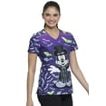thumbnail image 3 of Tooniforms Women Scrubs Top, V-Neck, Plus Size, TF629, 2XL, Vamp, 3 of 7