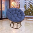 thumbnail image 2 of Wosthever Outdoor Seat Cushion Chair Pads Round Pads Chair Waterproof for Hammock  Decoración del hogar Azul 60x60cm, 2 of 6