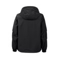 thumbnail image 3 of Sewkxo Rain Jacket Men Quarter Zip Pullover Waterproof Lightweight Windbreaker Hooded Raincoat for Outdoor Hiking Running,Black M, 3 of 4