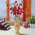 thumbnail image 4 of relayinert Ceramic Vase Ornament Creative Flower Pot for Hotel Desktop Anniversary StyleA Gold Style A 1Set, 4 of 6