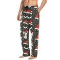 thumbnail image 4 of JSTEL Cat Kitten Christmas Men's Sleepwear Mens Pajama Pants Bottoms with Pockets, S, 4 of 6