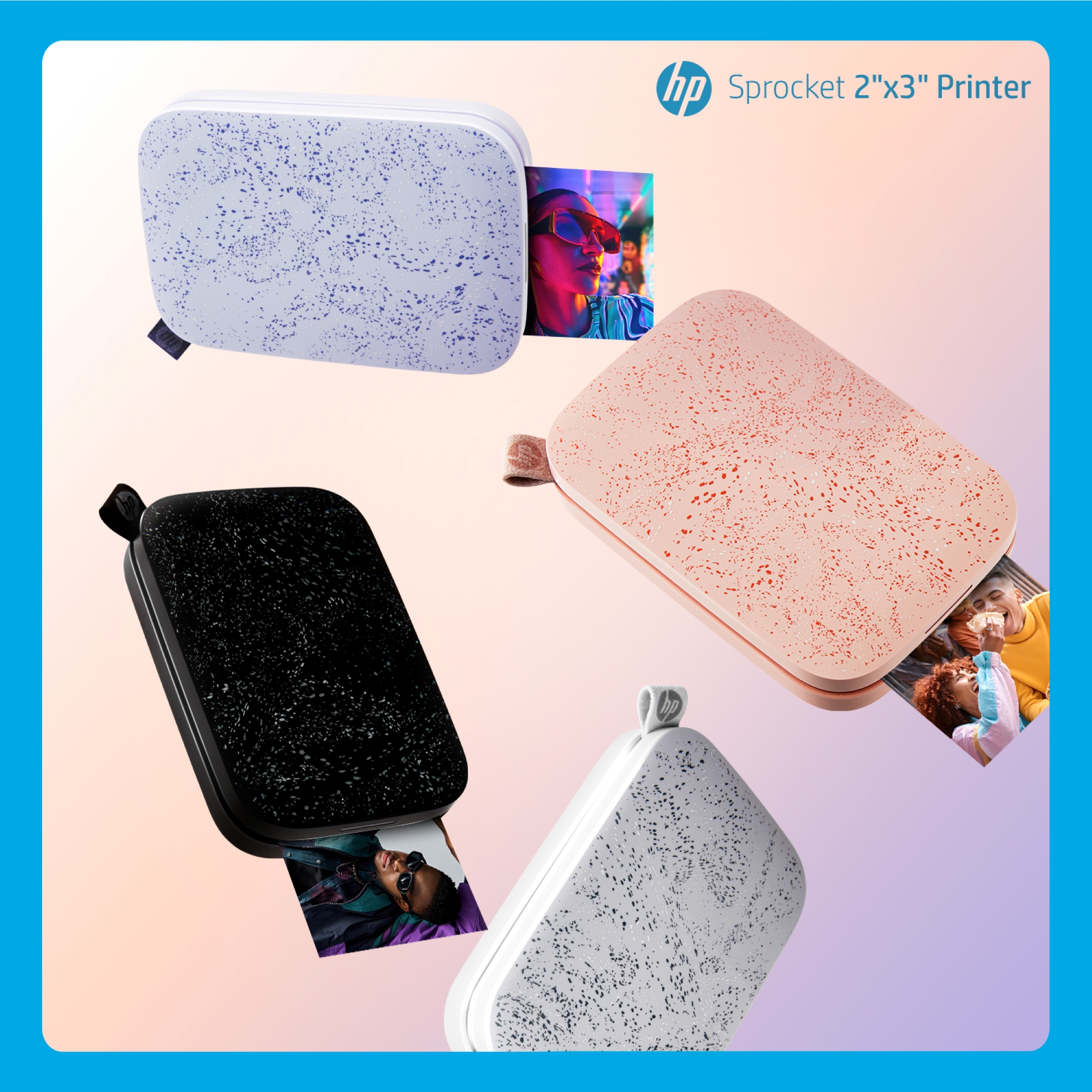 HP Sprocket Portable 2x3" Photo Printer, Blush Pink photo 8