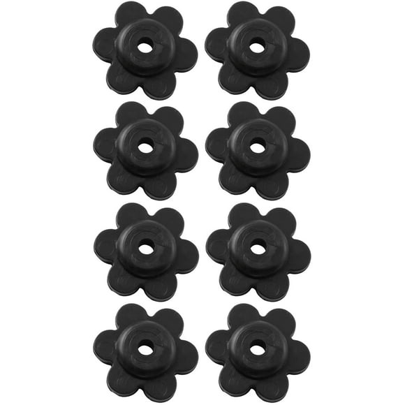 8pcs Flag Pole Stoppers Wind Clip for Garden Flag Pole Stand Rubber Stopper Clips Protect Your Flags