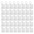 thumbnail image 1 of Paquete de 40 Llaveros de SublimacióN en Blanco de Doble Cara de Transferencia de en Blanco MDF Tablero en Blanco SublimacióN en Blanco DIY, 1 of 5