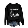 thumbnail image 5 of Hanen Christmas Shirt for Women,Women's Christmas Printed Fashionable Loose Casual Long Sleeved Top Regular Sleeve Hooded Sweatshirt, 5 of 5
