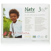 Naty by Nature Babycare Eco-Friendly Diapers, Size 3, 31 Diapers (Premium Disposable Diapers for Sensitive Skin)