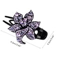 thumbnail image 2 of Pinzas Para El Pelo Con Diamantes De Imitación, Horquillas Para El Pelo Con Flores, Accesorios Para El Cabello Para Mujeres Y Niñas Cateissary CE008100-04, 2 of 6