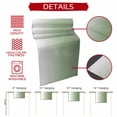 thumbnail image 5 of Sage Green Table Runner 90 Inches Long, Farmhouse Sage Green Ombre Cotton Linen Table Runners Dresser Scarves, Decorative Fabric Tabletop Scarf Furniture Cover for Home Dinner Party 13"x90", 5 of 8