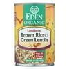 Eden Foods Brown Rice & Green Lentils, 15 Oz